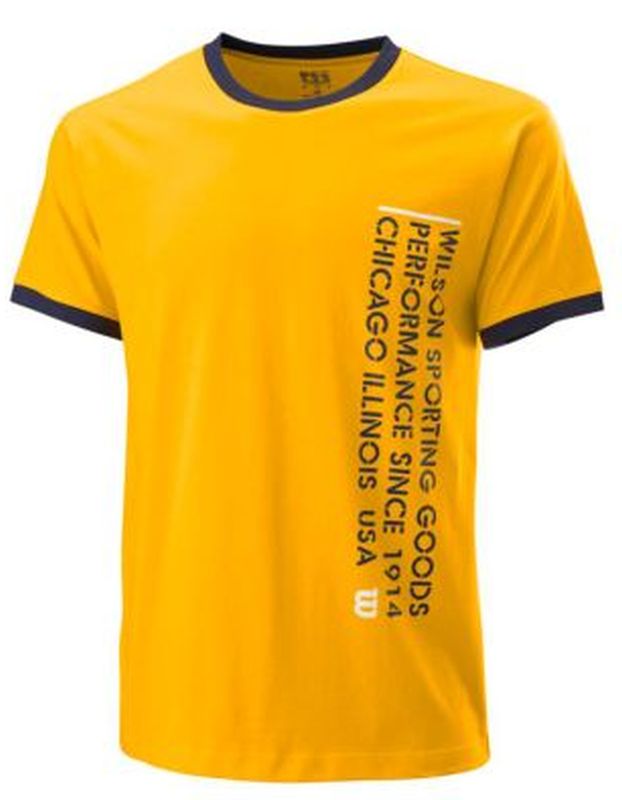 Wilson M Since 1914 Tee - gold fusion