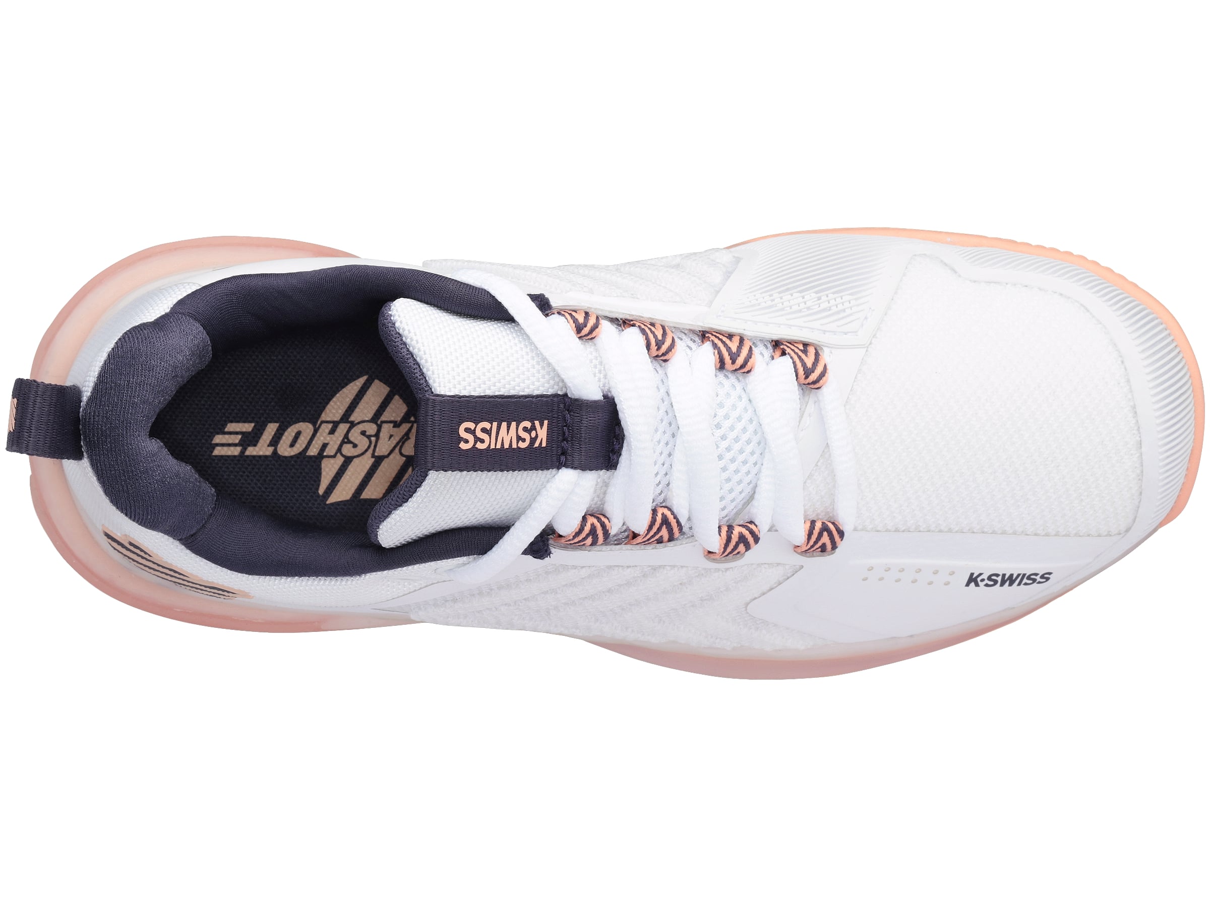K-Swiss Ultrashot 3 Women - white/peach nectar/graystone