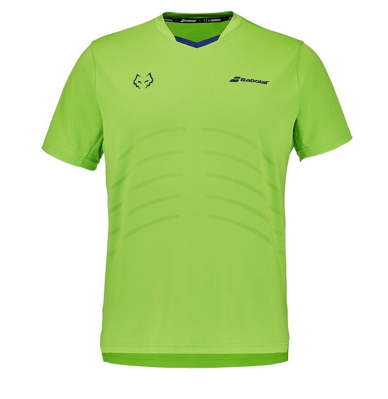 Męski t-shirt Babolat Replica J.Lebron - green flash