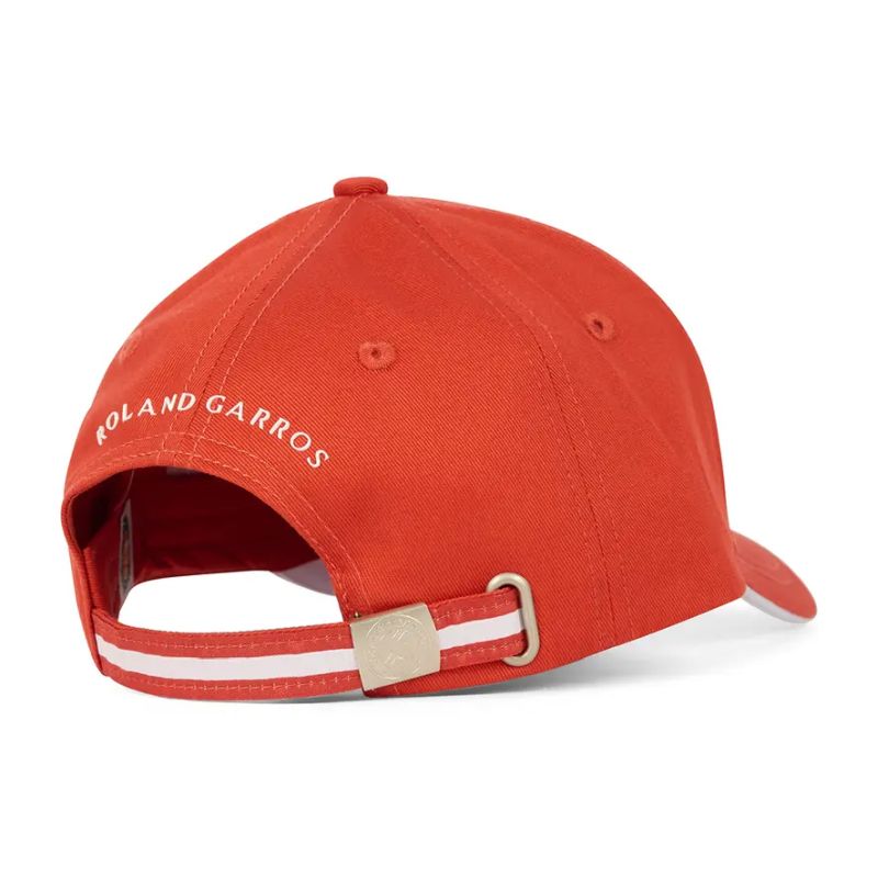 Roland Garros Monochrome Logo - red clay