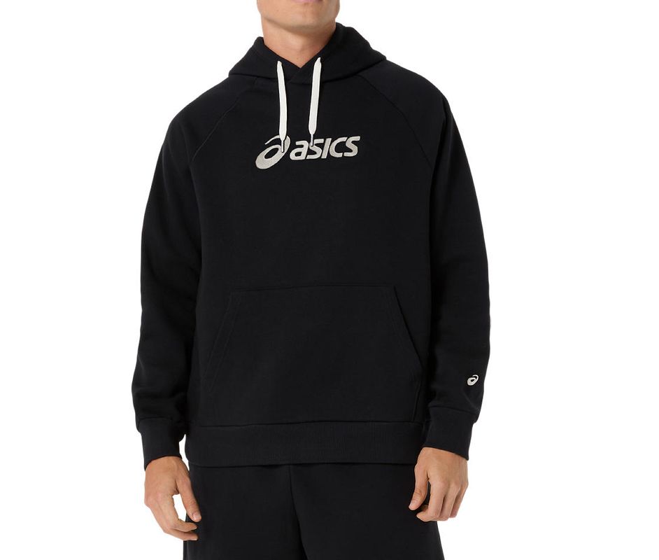 Męska bluza Asics Logo Fleece Hoodie - performance black