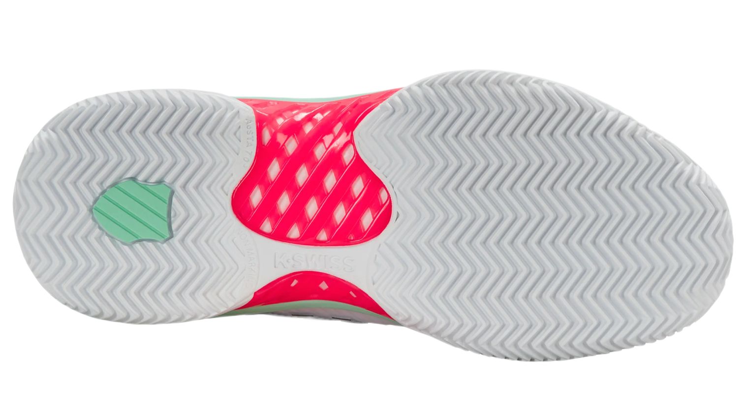 K-Swiss Hypercourt Express 2 Clay - white/neon pastel pink/black