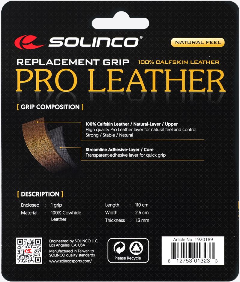 Solinco Leather Grip brown 1P