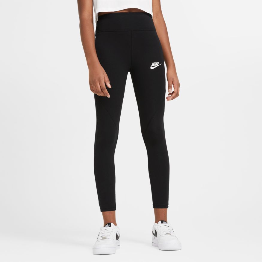 Nike Sportswear Favorites Graphix High-Waist Legging G - black/white