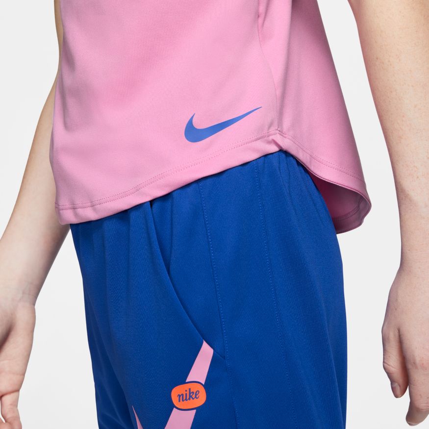 Nike Dry Tank Elastika G - magic flamingo/hyper blue/hyper blue