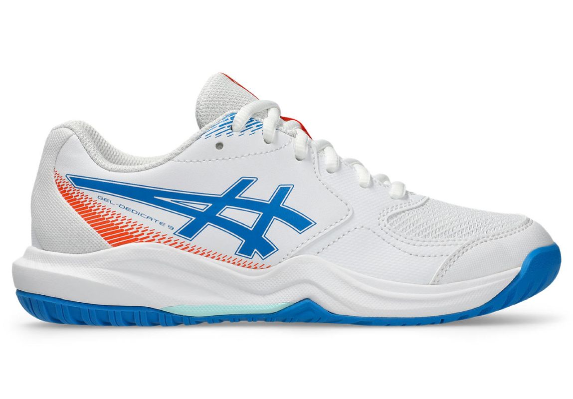 Asics Gel-Dedicate 9 GS - white/directoire blue