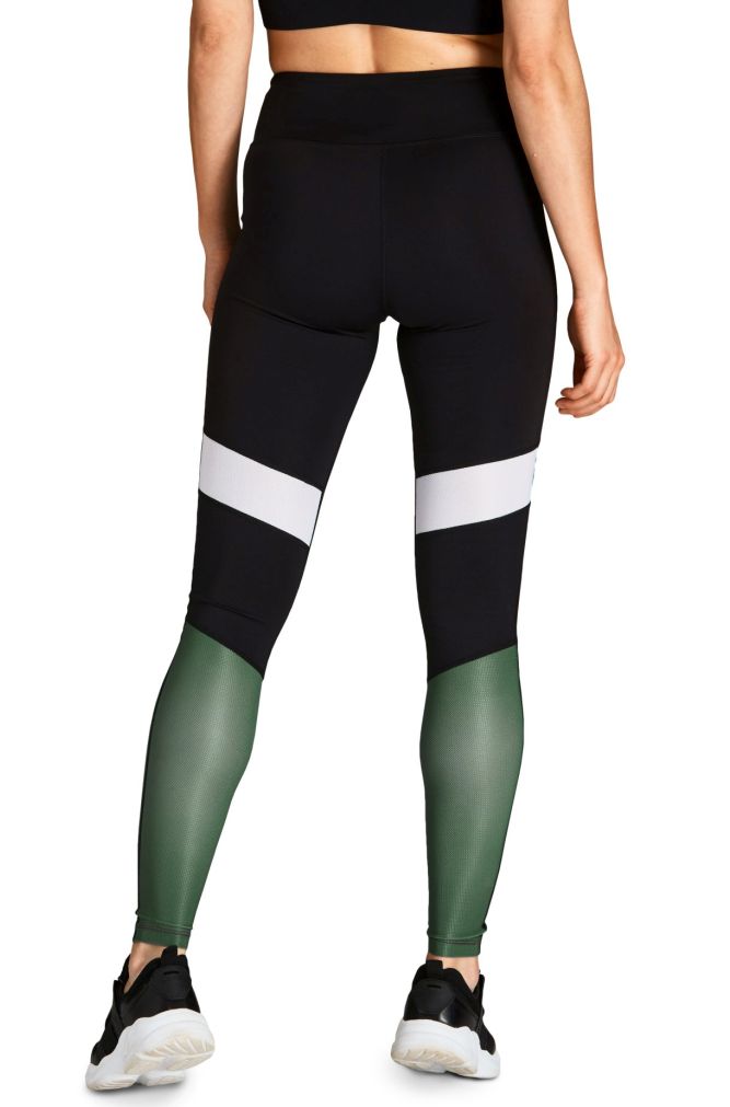 Björn Borg High Waist Block Tig W - duck green