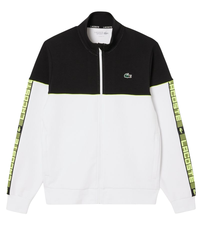Lacoste Tennis Zipped Colour-Block - black/white
