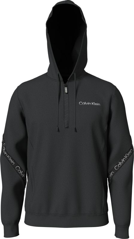 Calvin Klein PW 1/4 Zip Hoodie - black beauty Calvin Klein PW 1/4 Zip Hoodie - black beauty