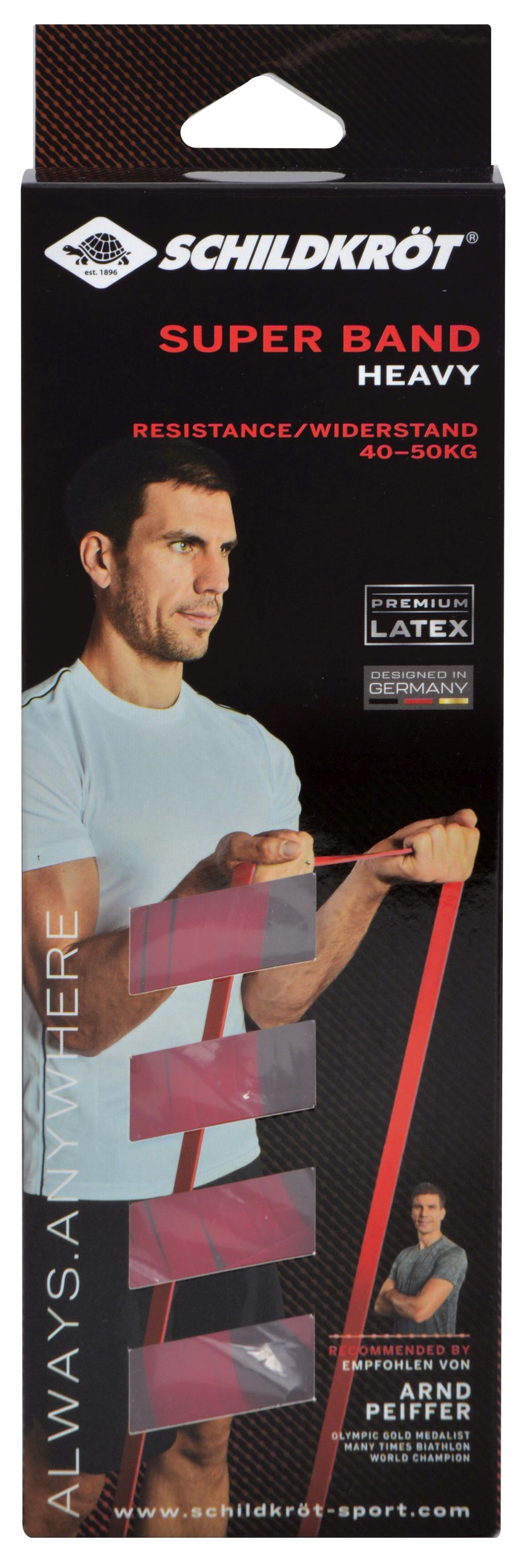 960228_SuperBand_Heavy_45mm_Rot_Verpackung Schildkröt Super Band Heavy - red