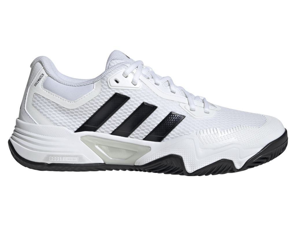Męskie buty do padla Adidas Solematch Control 2 M Clay - white/core black/silver metallic