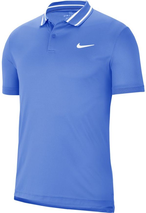 Nike Court Dry Polo Pique - royal pulse/white/white