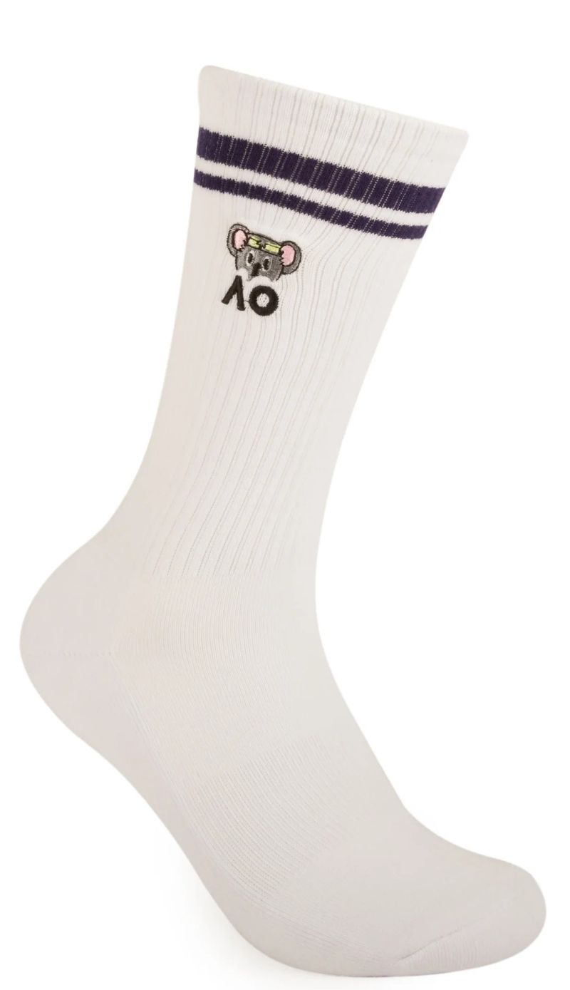 FAOA1417WHTN Australian Open Aussie Animals Sneaker 2P