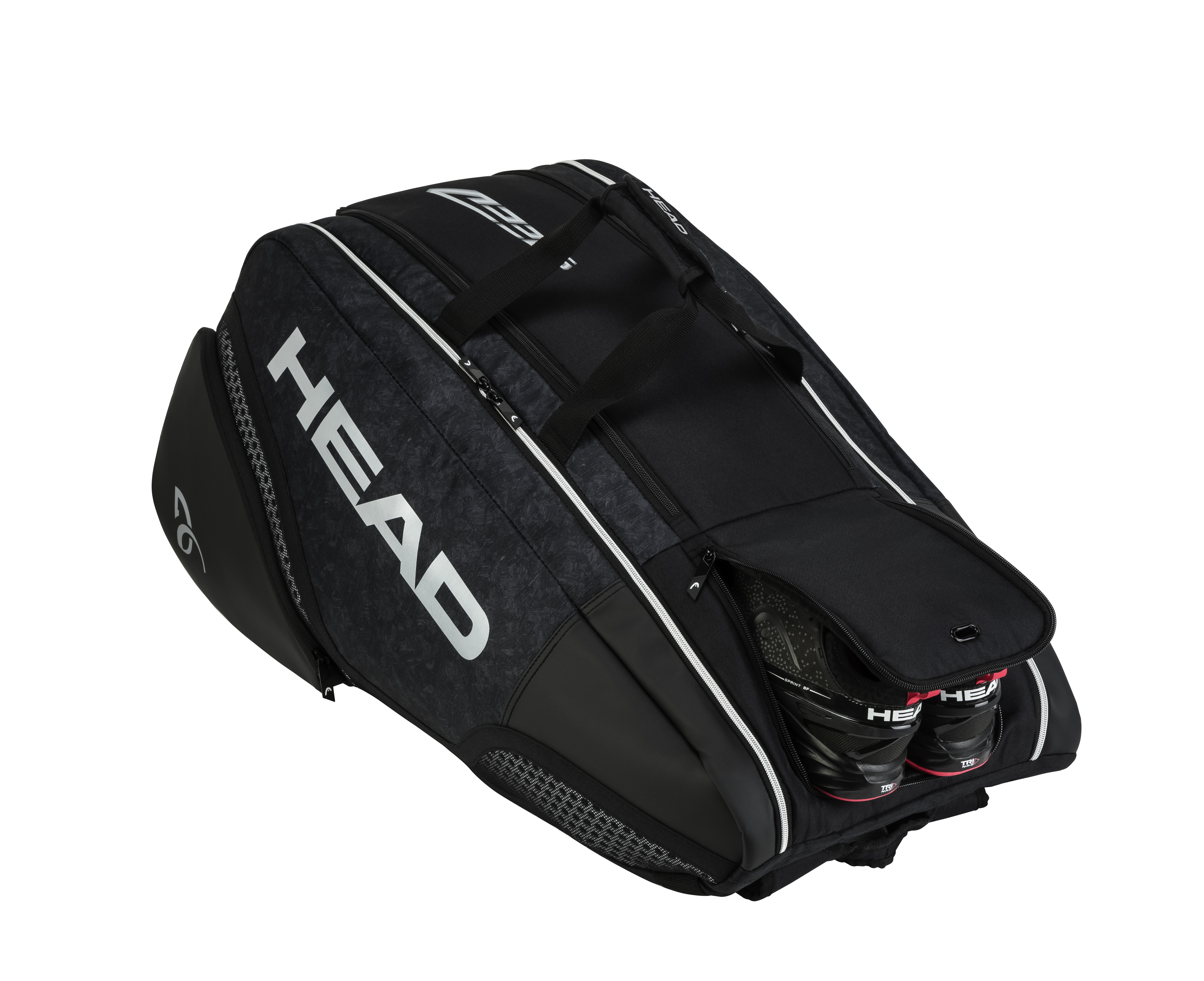 head-djokovic-12r-monstercombi-black-white-4 Head Djokovic 12R Monstercombi - black/white