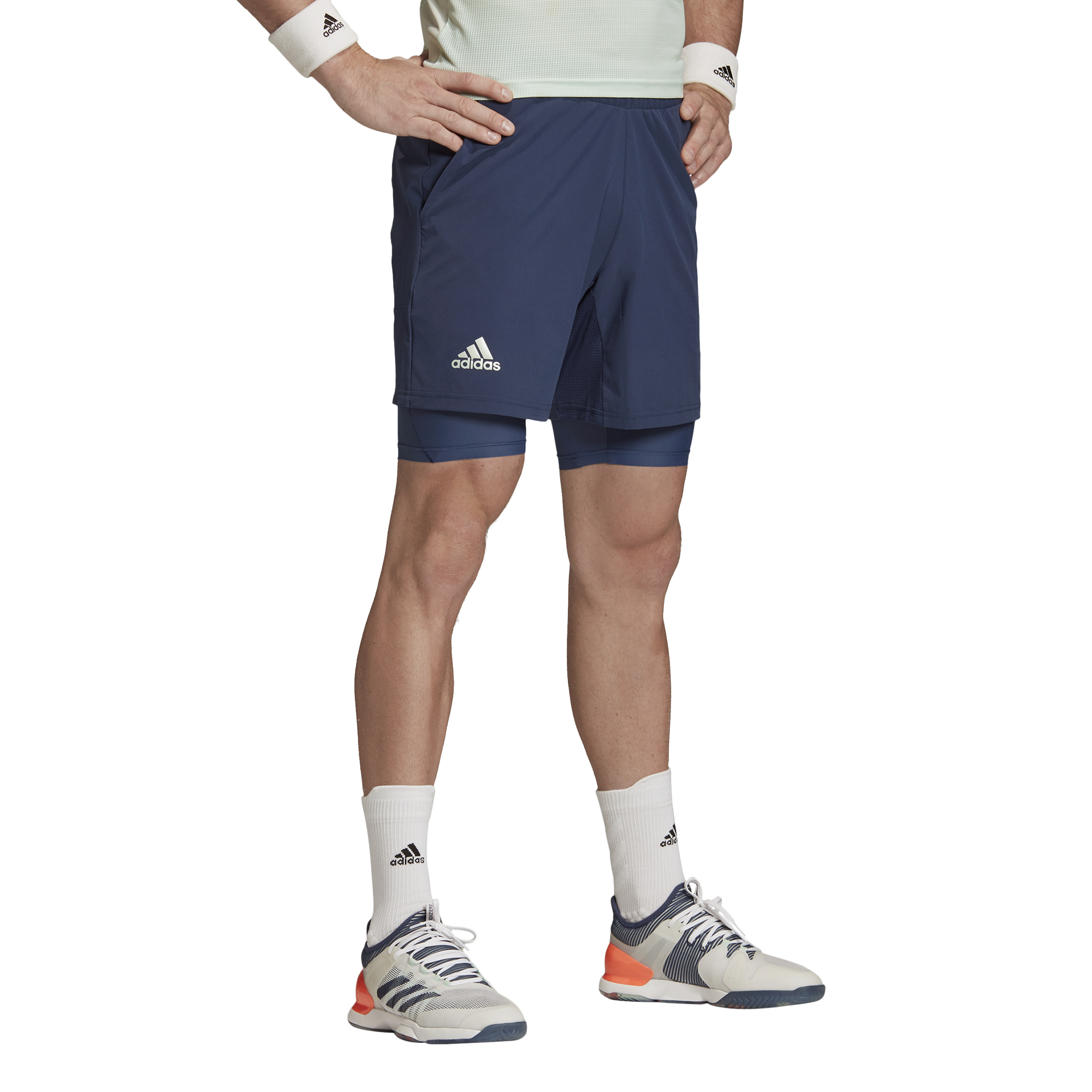 adidas-2in1-short-heat-ready-7in-tech-indigo-dash-green-10 Adidas 2in1 Short Heat Ready 7in - tech indigo/dash green