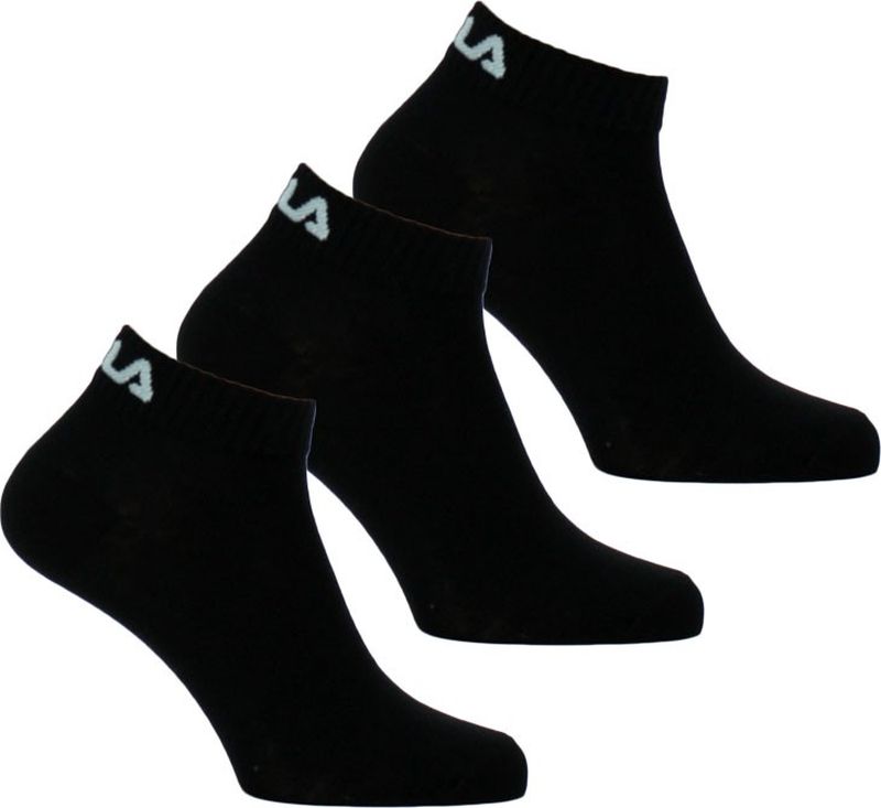 Fila Quarter Plain Socks - 3 pary/black