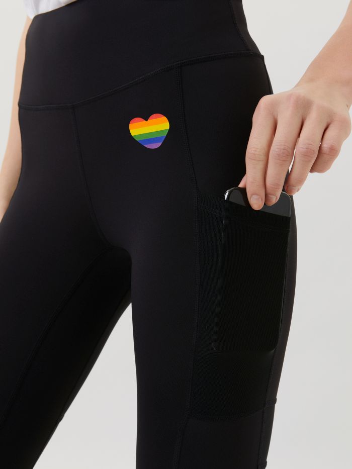 Björn Borg High Waist Block Tights STHLM W - pride black
