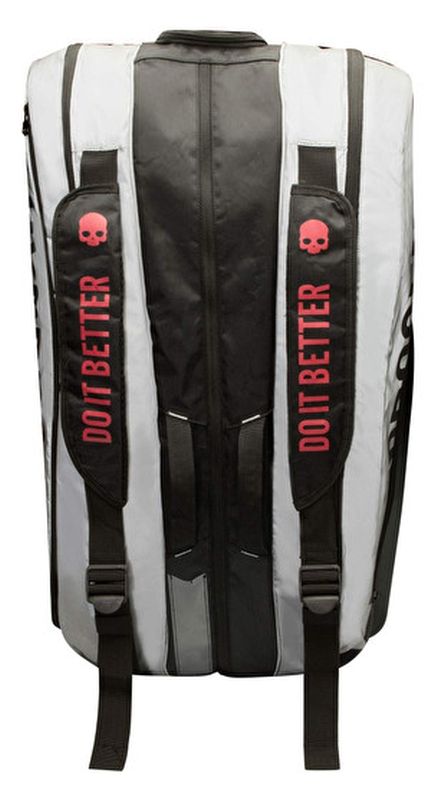 hydrogen-tennis-bag-12-rackets-black-silver-3 Hydrogen Tennis Bag 12 Rackets - black/silver