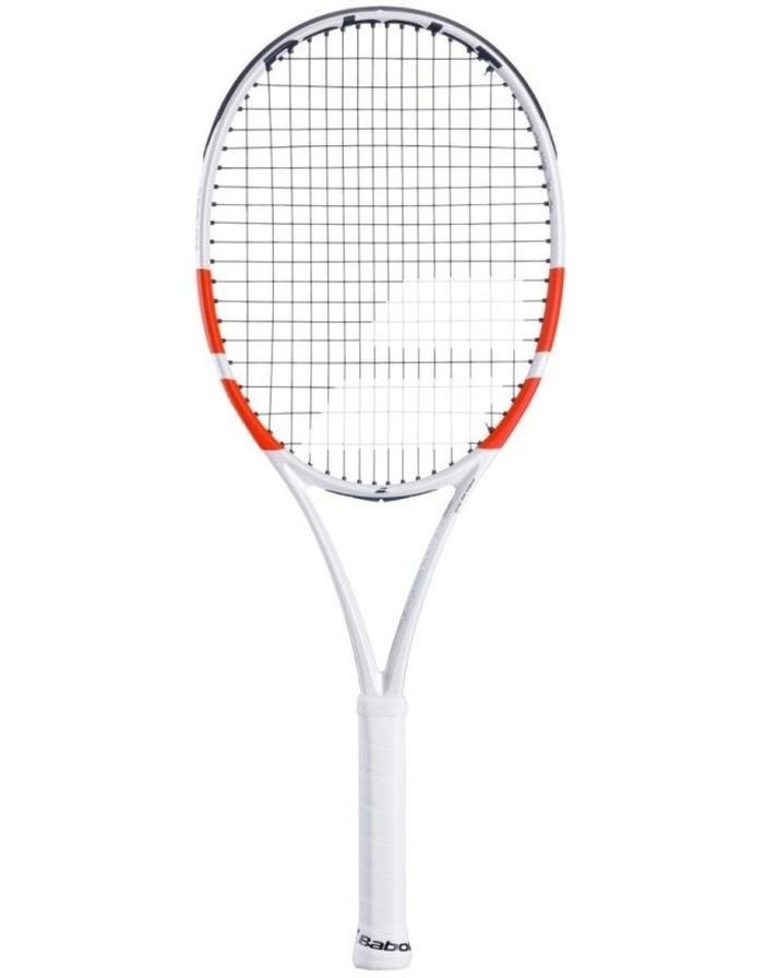 Babolat Pure Strike Team - white/red/black + string + stringing