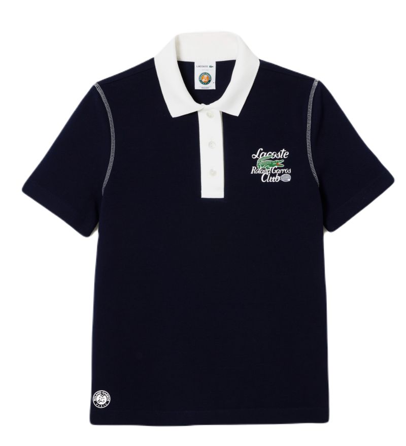Lacoste Sport Roland Garros Edition Cotton Pique - navy blue/white Lacoste Sport Roland Garros Edition Cotton Pique - navy blue/white
