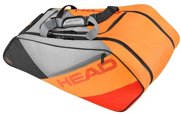 Head Elite All Court - anthracite/orange