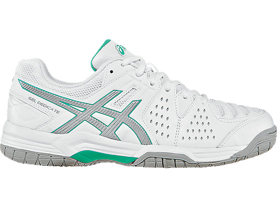 asics-gel-dedicate-4-clay-white-silver-mint-3 Asics Gel-Dedicate 4 Clay - white/silver/mint