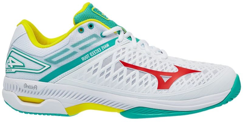 mizuno-wave-exceed-tour-4-ac-white-red-green-1 Mizuno Wave Exceed Tour 4 AC - white/red/green