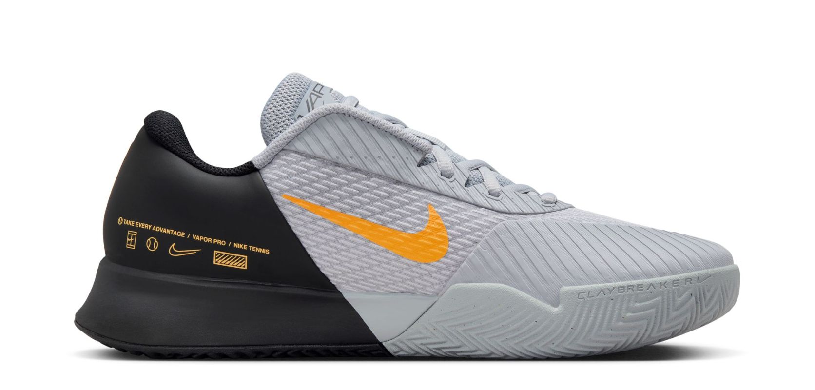 AURORA_DV2020-005_PHSRH000-2000 Nike Zoom Vapor Pro 2 Clay - wolf grey/laser orange/white