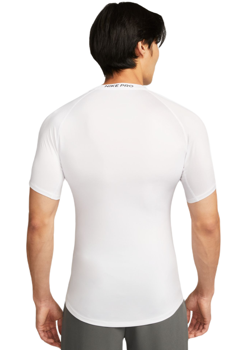 AURORA_FB7932-100_PHSFM001-2000 Nike Pro Dri-FIT Tight Short-Sleeve Fitness Top - white