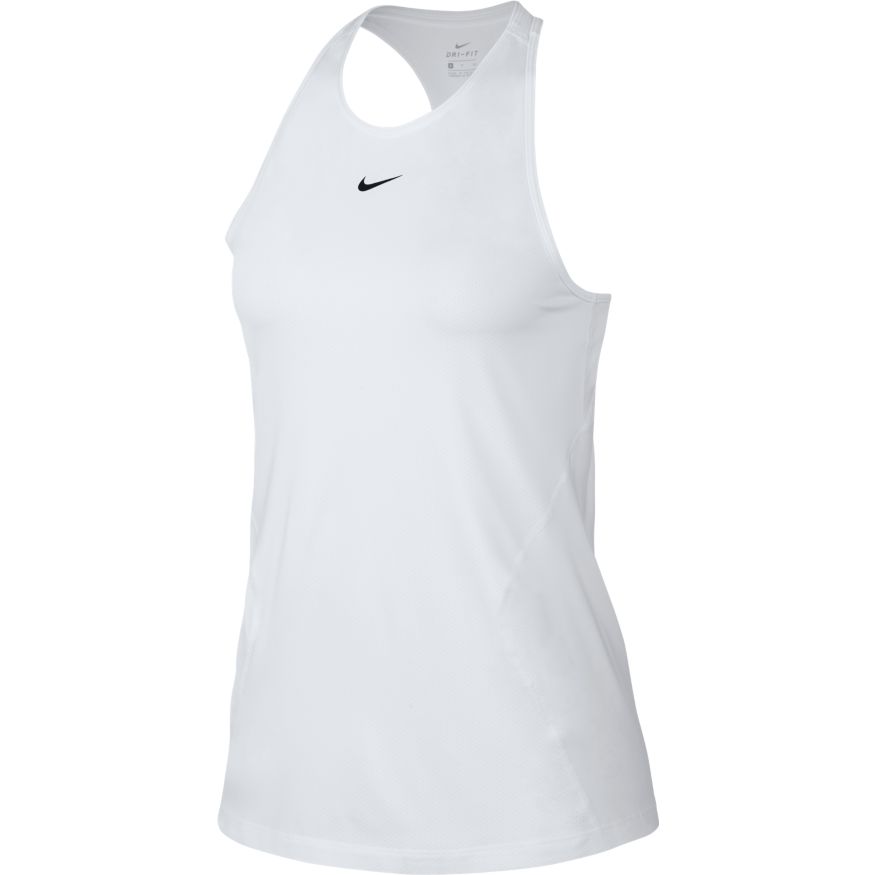 Nike Pro Tank All Over Mesh - white