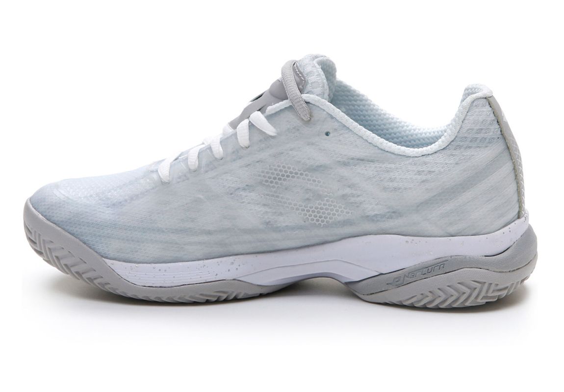 218996grey_2 Lotto Mirage 300 III Clay W - all white/vapor gray