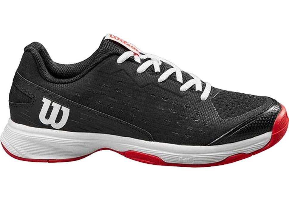 Wilson Rush Pro JR L - black/wilson red/white