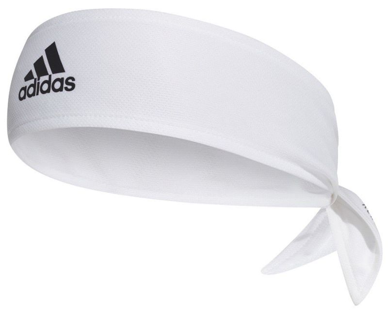 Adidas Tennis Tie Band Aero Ready - white/black/scarlet