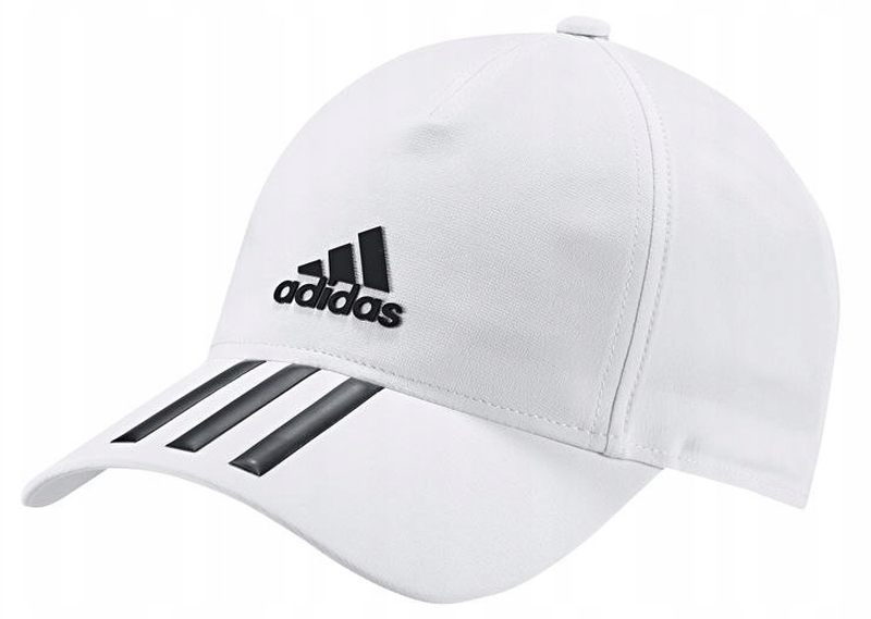 Adidas C40 6Panel 3Stripes Climalite Cap OSFM - white/black
