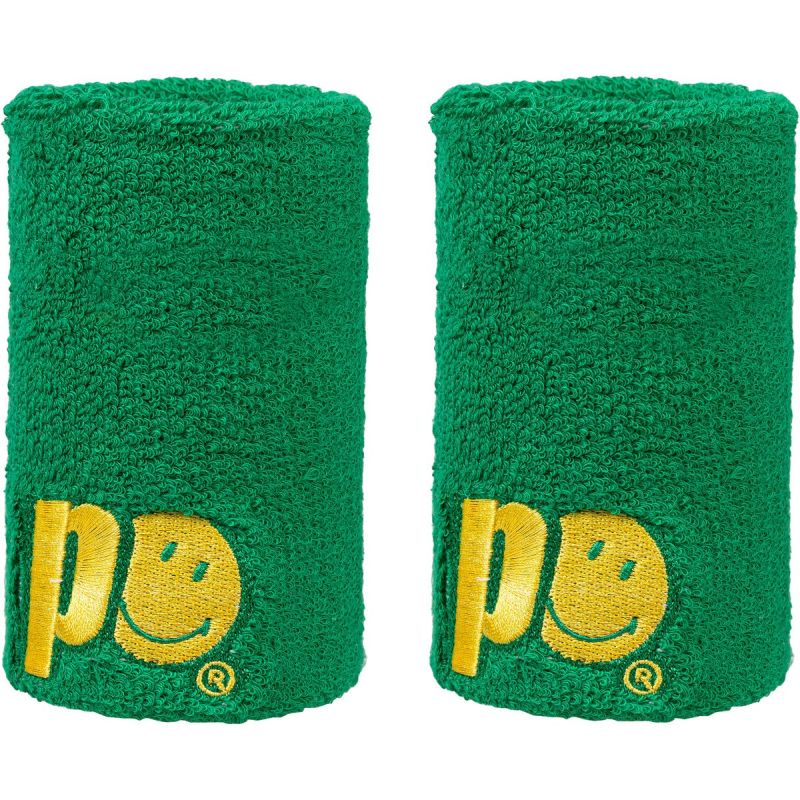 Prince X Smiley Wristband Long 2P - green Prince X Smiley Wristband Long 2P - green