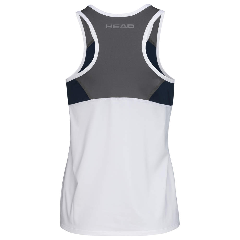 Head Club 22 Tank Top W - white/dark blue