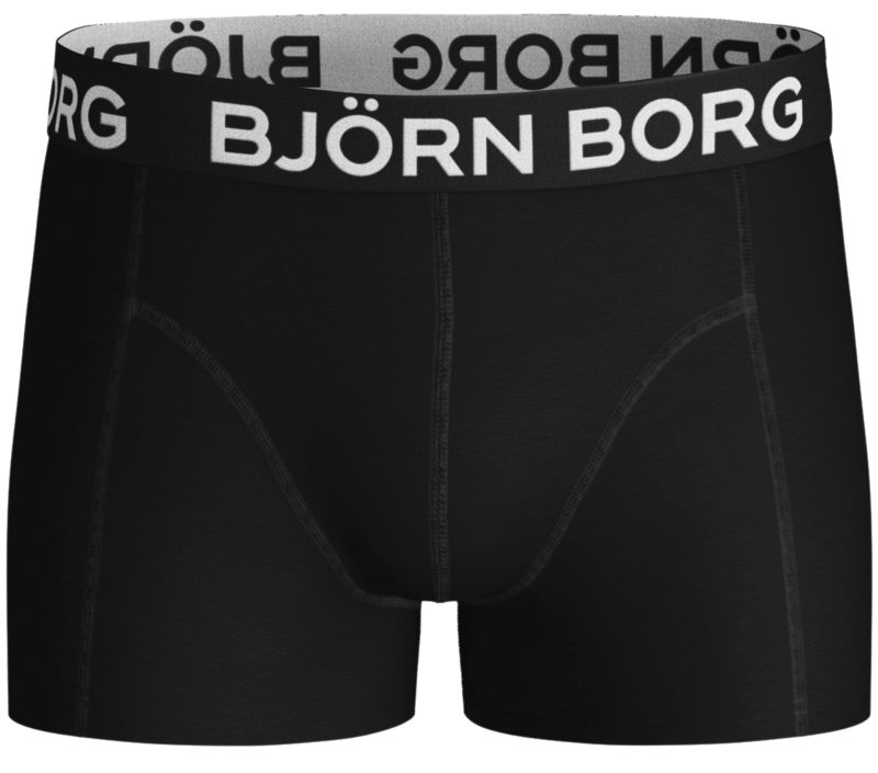 Björn Borg Shorts Solid 3P B - black beauty