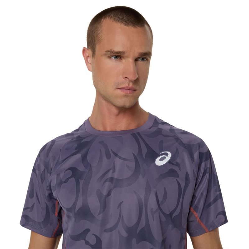 Asics Game Short Sleeve - greyish purple Asics Game Short Sleeve - greyish purple