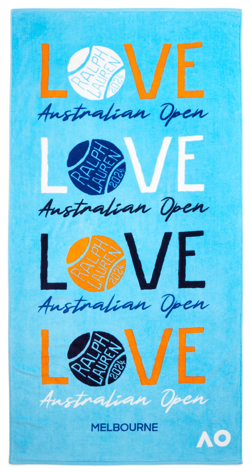 Australian Open x Ralph Lauren Beach Towel - light blue