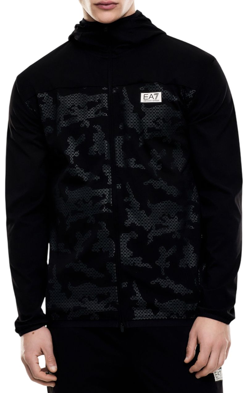 EA7 Tennis Jersey Zipper - black