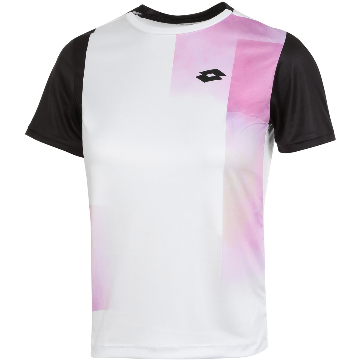 Lotto Top Ten B III Tee PRT1 PL - bright white/all black Lotto Top Ten B III Tee PRT1 PL - bright white/all black