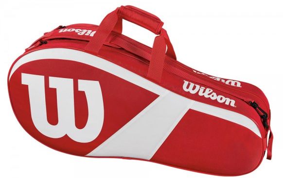 Wilson Match III 6 Pack Bag - red/white