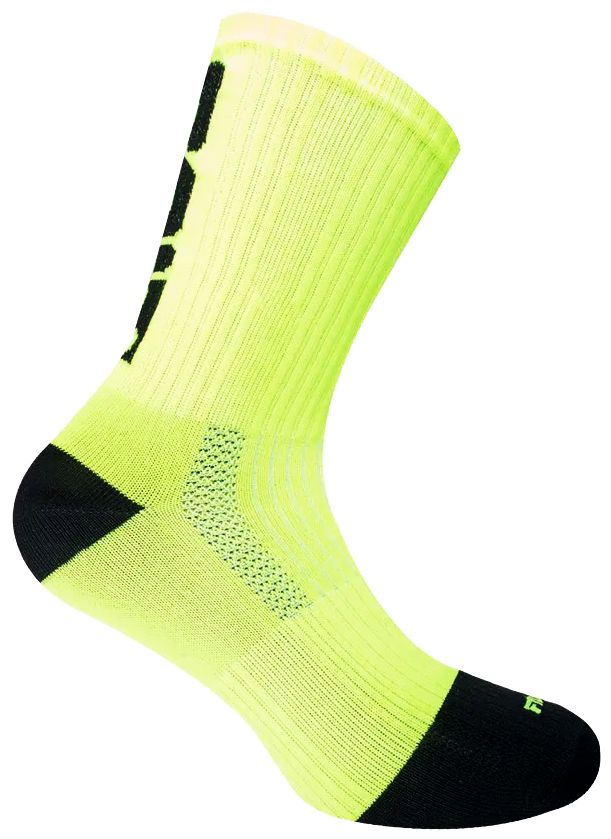 Fila Running Socks 2P - black/yellow fluo