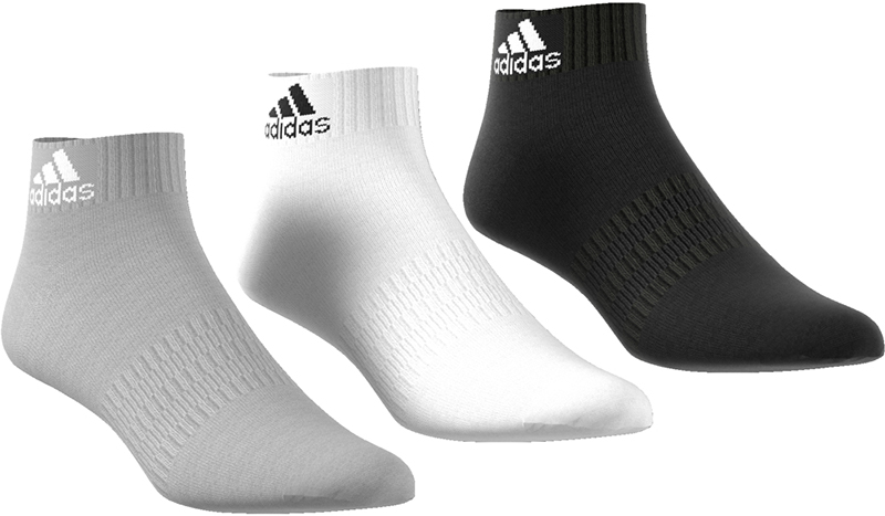 Adidas Cushion Ankle 3PP - Mgreyh/White/Black