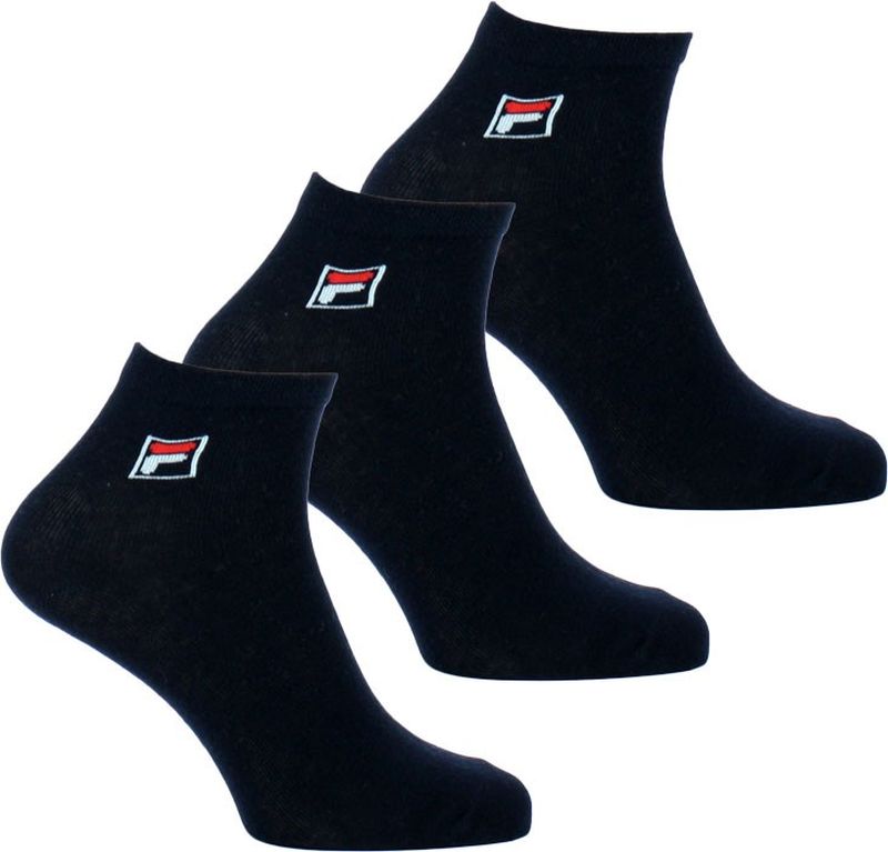 Fila Quarter Plain Socks F9303 - 3 pary/navy