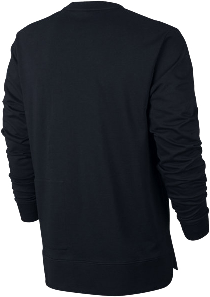 nike-court-fleece-crew-black-2 Nike Court Fleece Crew - black