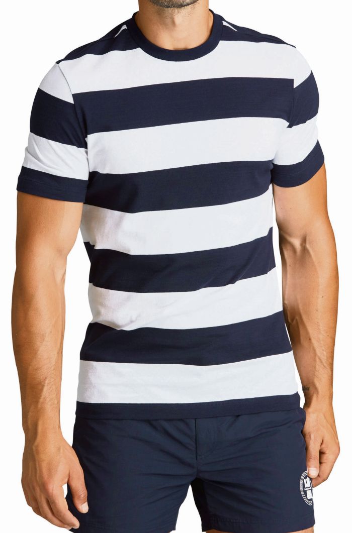 Björn Borg Tee Sport M - stripes