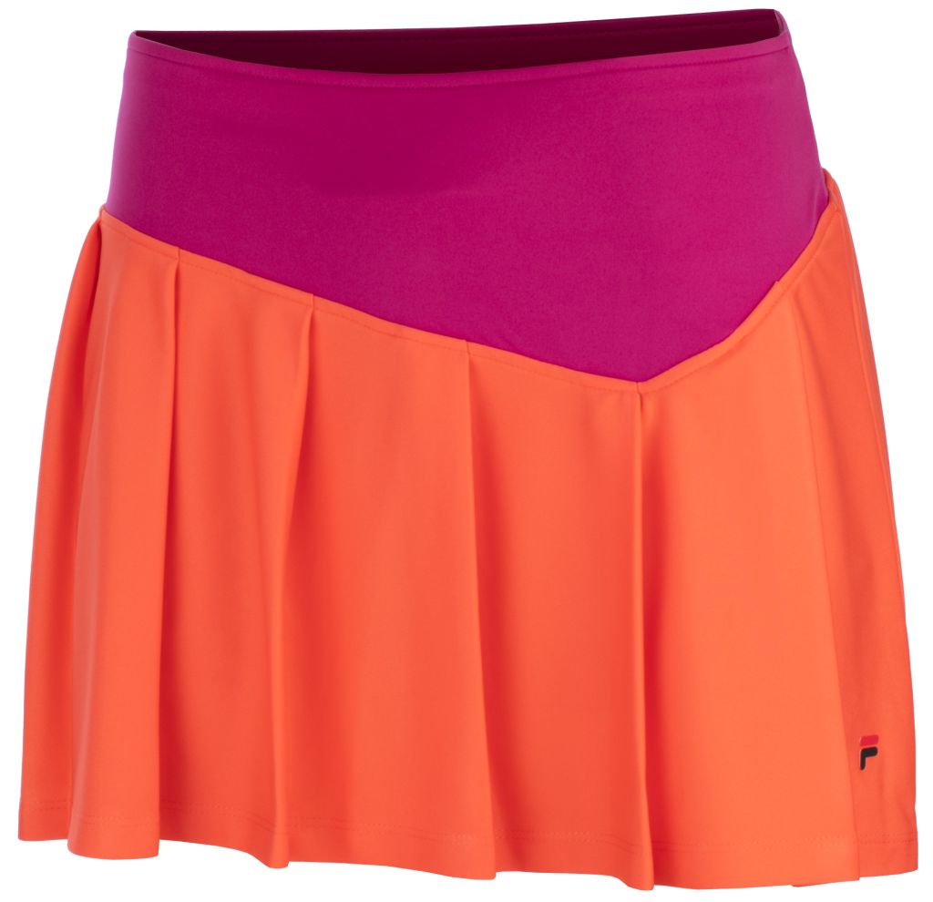 Fila Skort Ornella W - hot coral comb Fila Skort Ornella W - hot coral comb