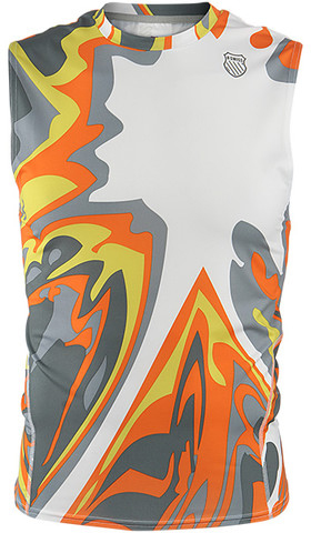 K-Swiss Monfils Sleeveless Top - sport orange