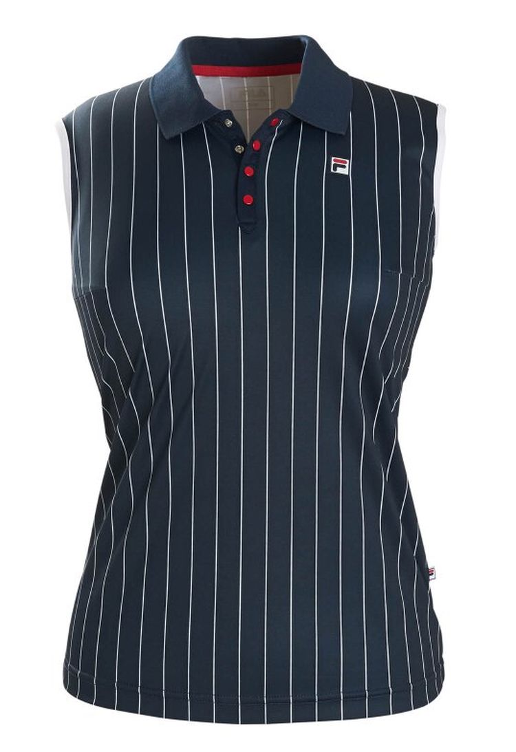 Fila American Polo "Pia" W - peacoat blue/stripes
